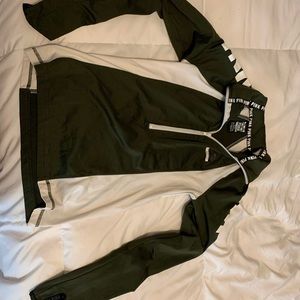 PINK long sleeve spandex material